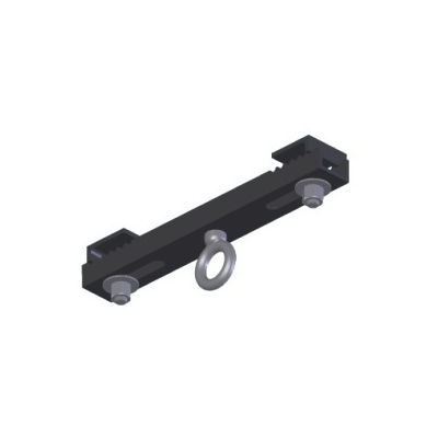 BC3-8 BEAM CLAMP, 3-8", 1 TON W/1/2", SWIVEL EYE